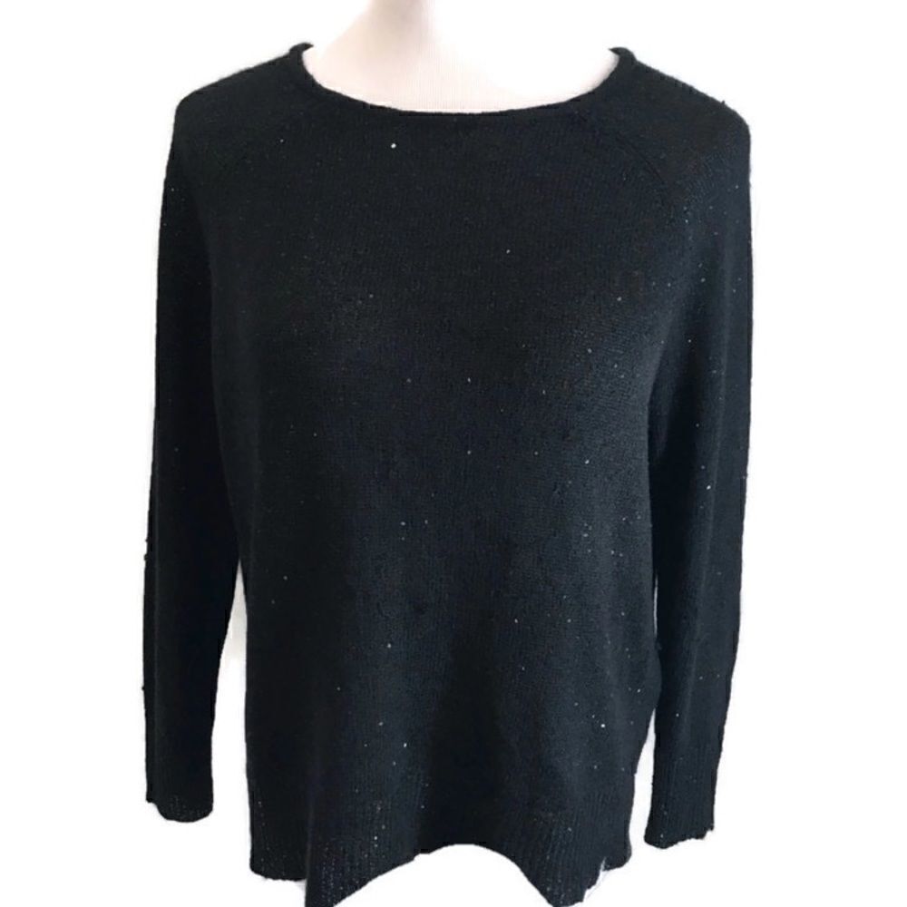 Joie Long Sleeve Black Sweater Sz S